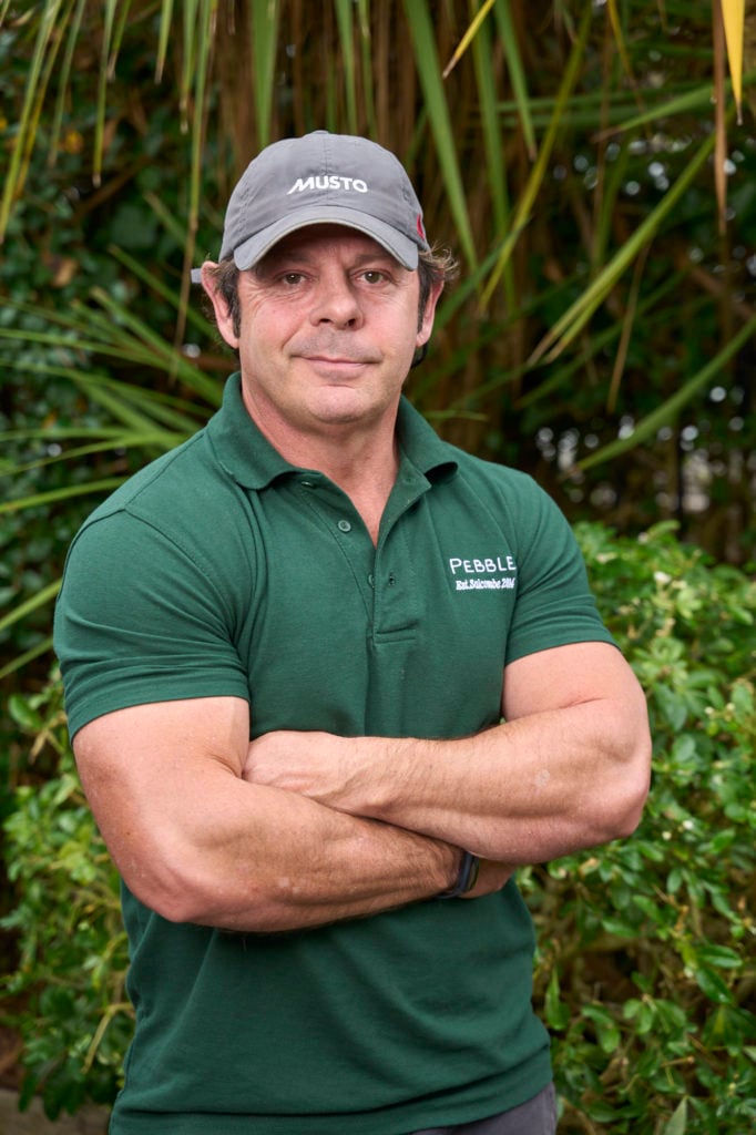 Outdoor staff portrait in branded Pebbles clothing